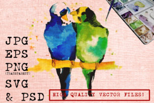 Birds in Love Illustrations