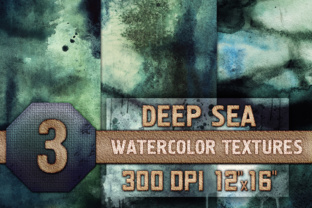 Deep Sea Watercolor Textures