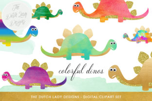 Dinosaur Clipart Set for Illustrations