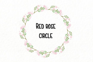 Rounded Red Rose Illustrations