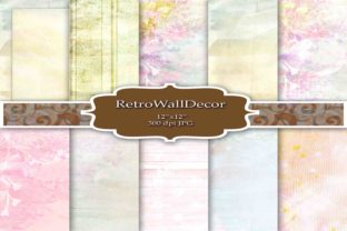 Watercolor Art Digital Paper Pack and Backgrounds