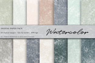 Watercolor Digital Paper Background