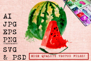 WATERMELON WATERCOLOR Illustrations