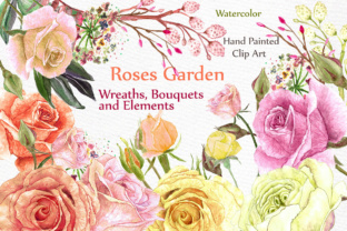 Wedding Roses Bouquets Clipart